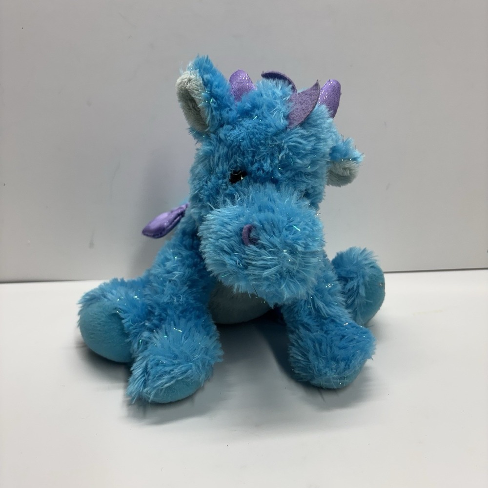 Russ Shining Stars Winged Dragon Bean Plush Wings Blue Purple